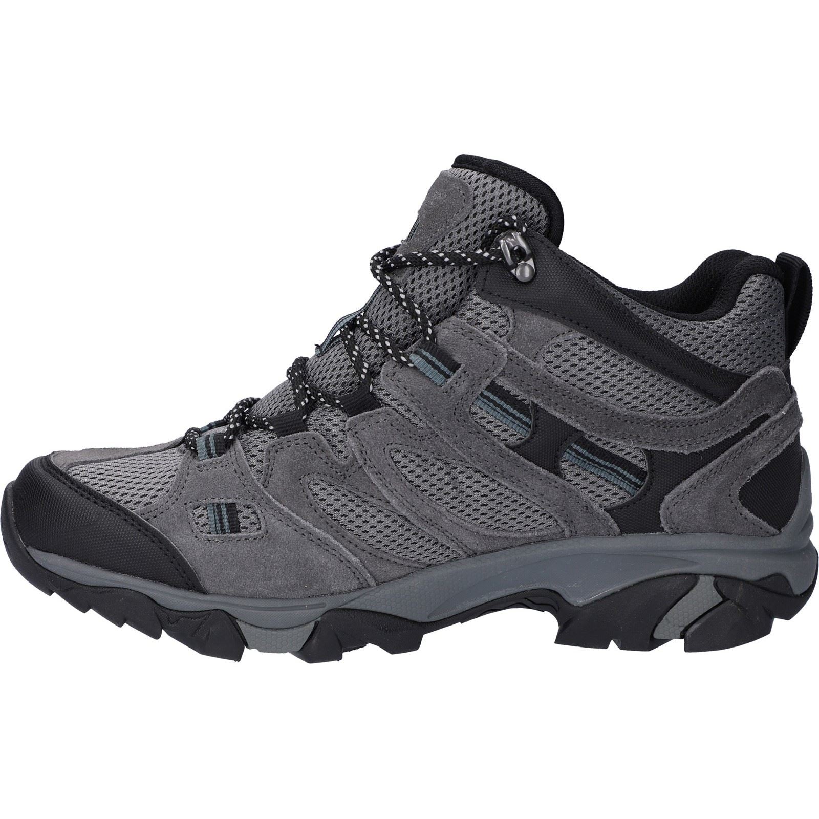 Hi-Tec Apex Lite Mid Bottes De Randonnée Grises Pour Homme En Polyester