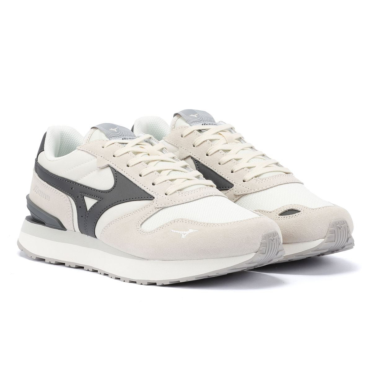 Mizuno RB87 Baskets En Daim Blanches
