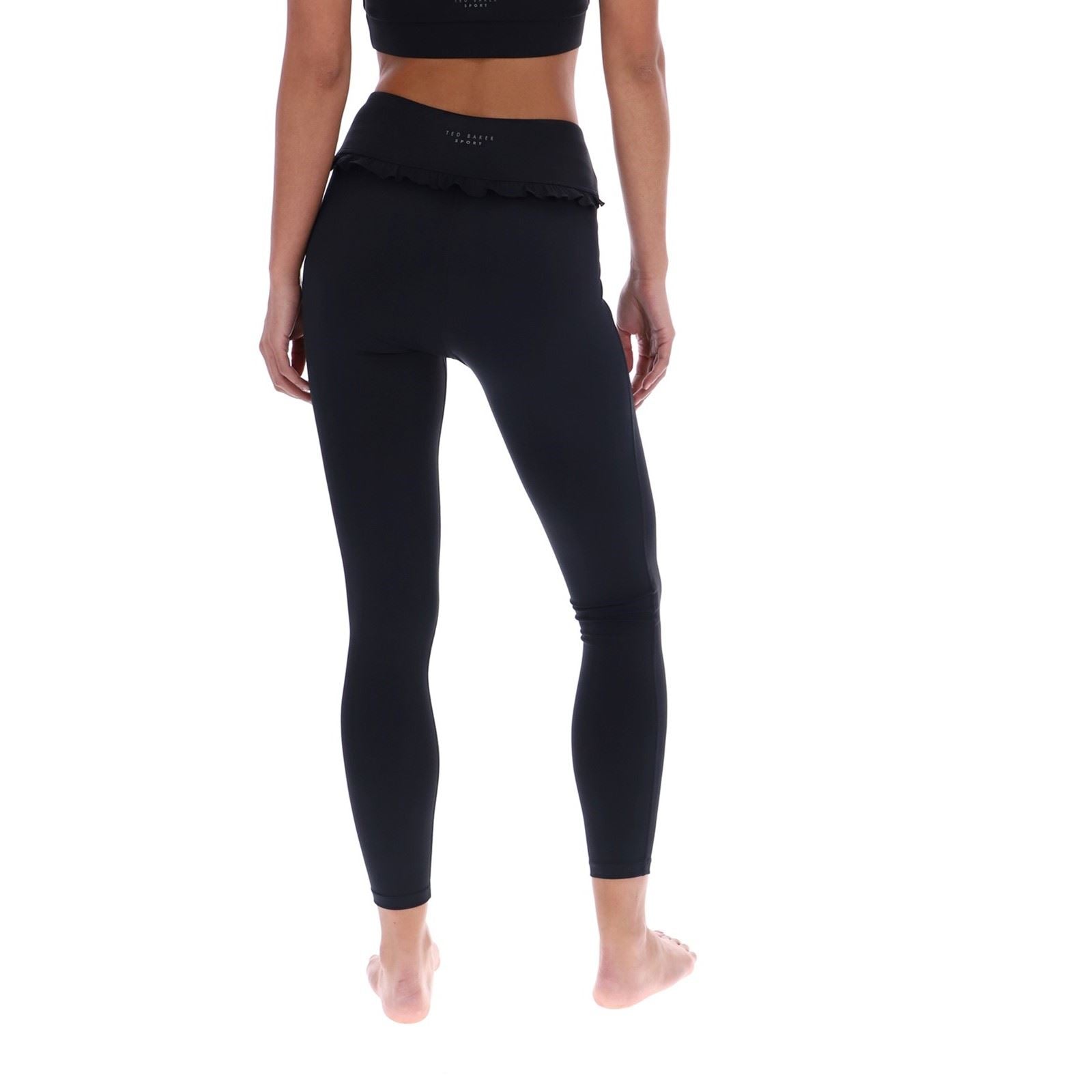 Ted Baker AGNES TBWLS263 Leggings De Sport Noirs En Polyester Pour Femmes