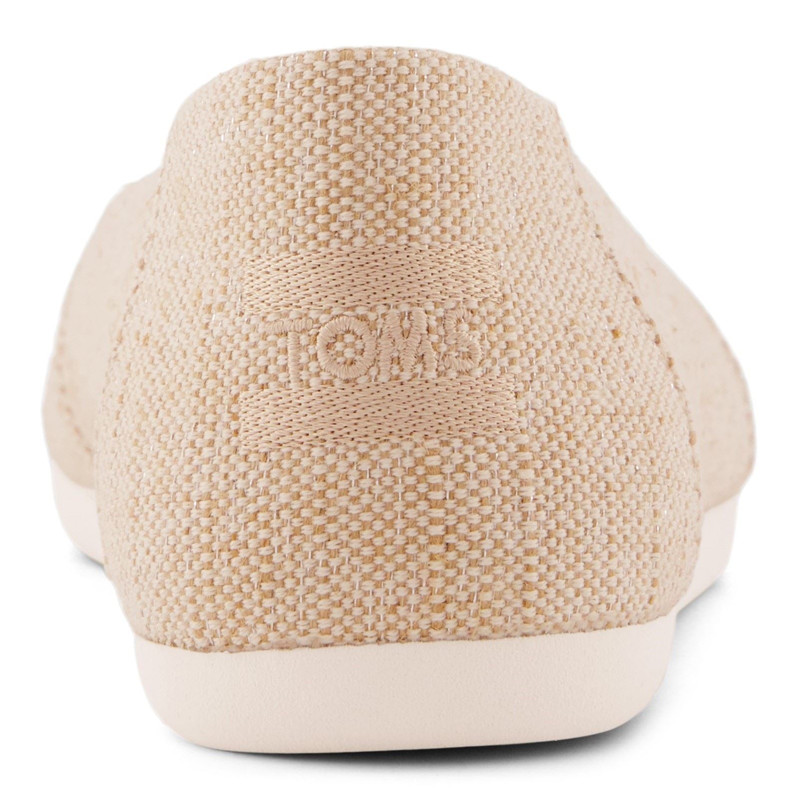 TOMS Alpargata Ballet Espadrilles Champagne Femme En Textile