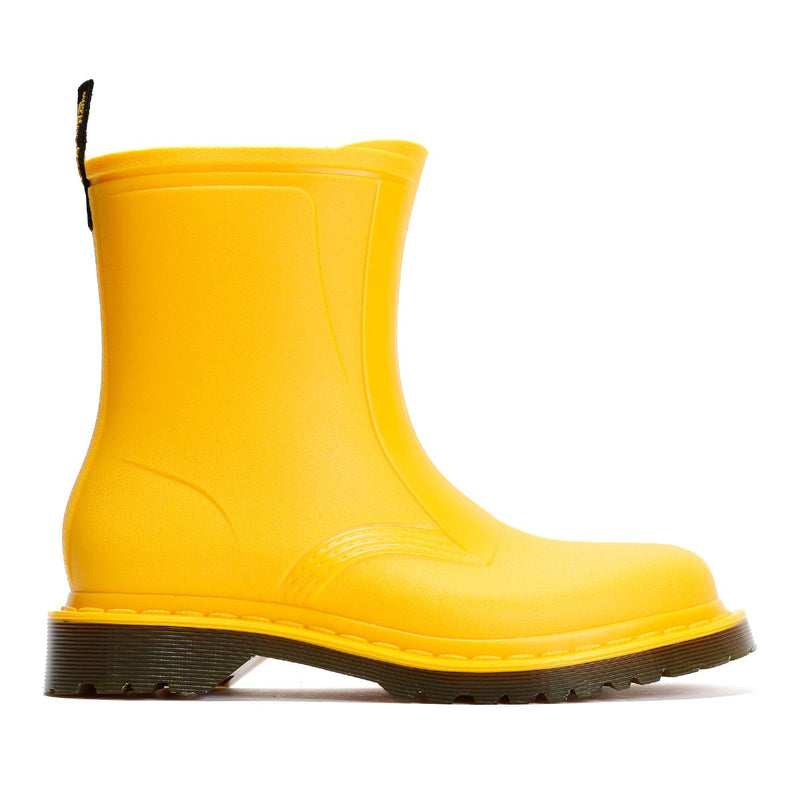 Dr. Martens 1460 Rain Pull On Bottes En Caoutchouc Jaunes Pour Femmes
