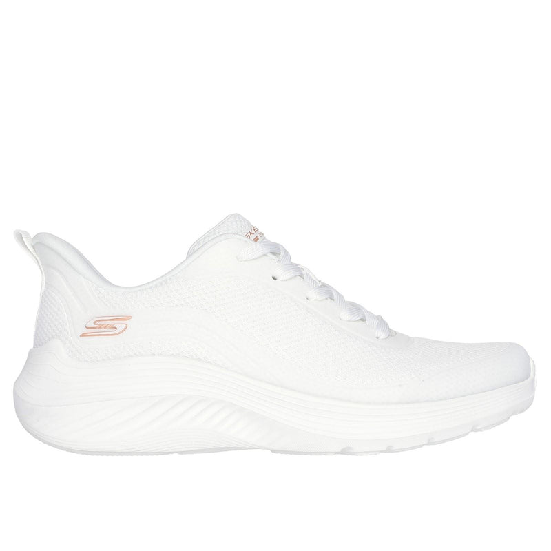 Skechers Bobs Squad Waves Still Wading Sneakers En Toile Blanche Pour Femme