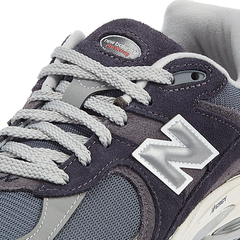 New Balance Baskets En Daim Bleu/Gris Eclipse 2002