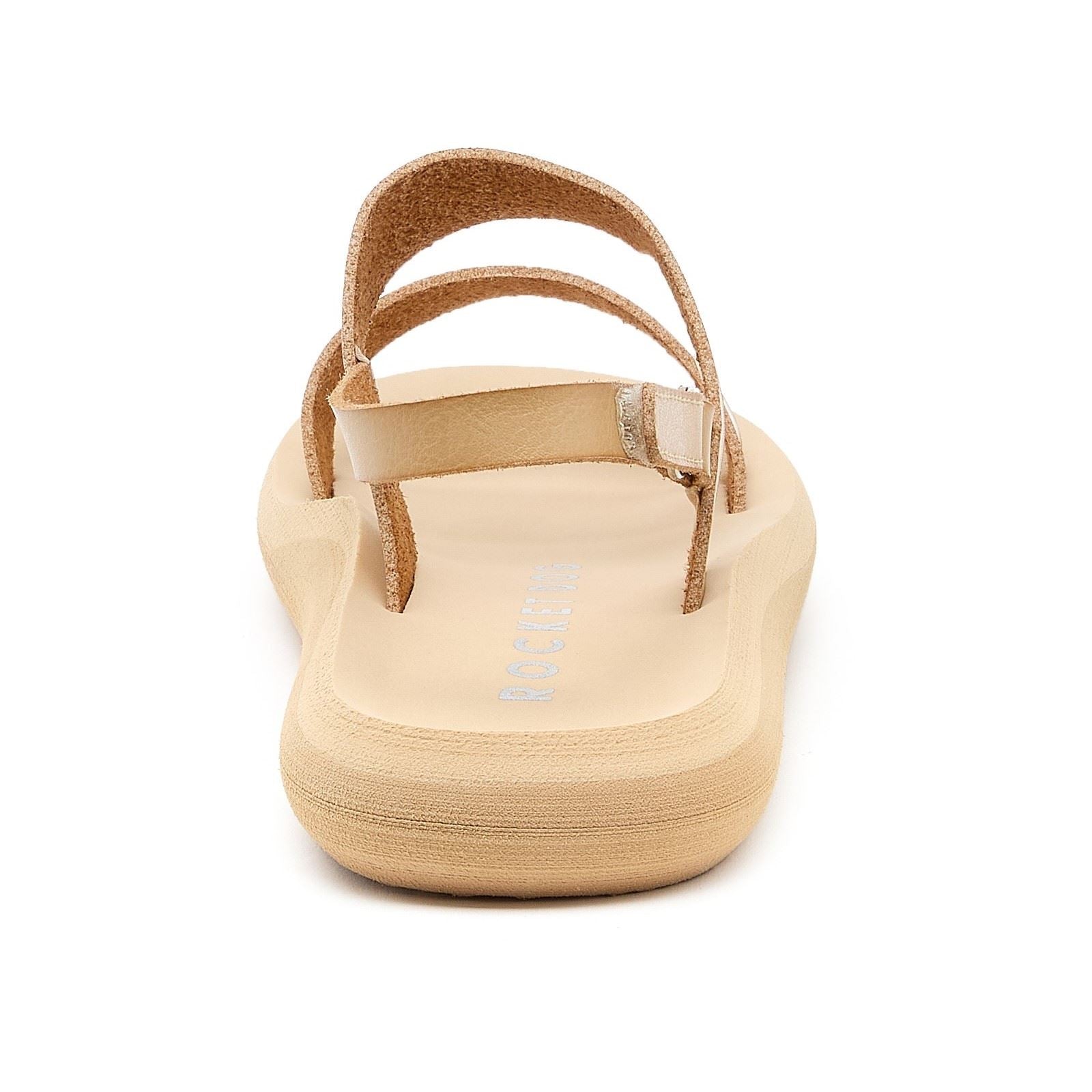 Rocket Dog Sunshine Sandales Camel En Textile Pour Femmes