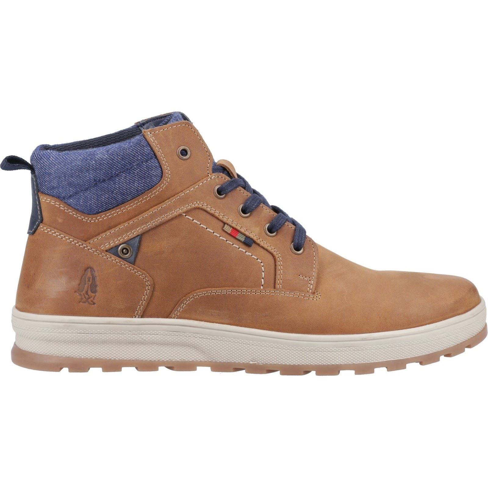 Hush Puppies Caleb Bottes En Cuir Marron Pour Homme