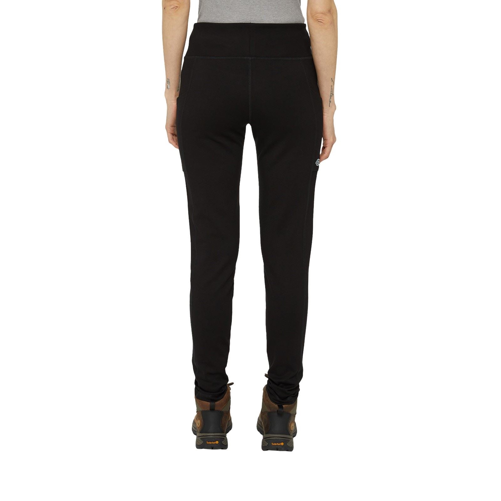 Dickies Double Pocket Legging Pantalons De Randonnée Pour Femmes Noirs En Viscose