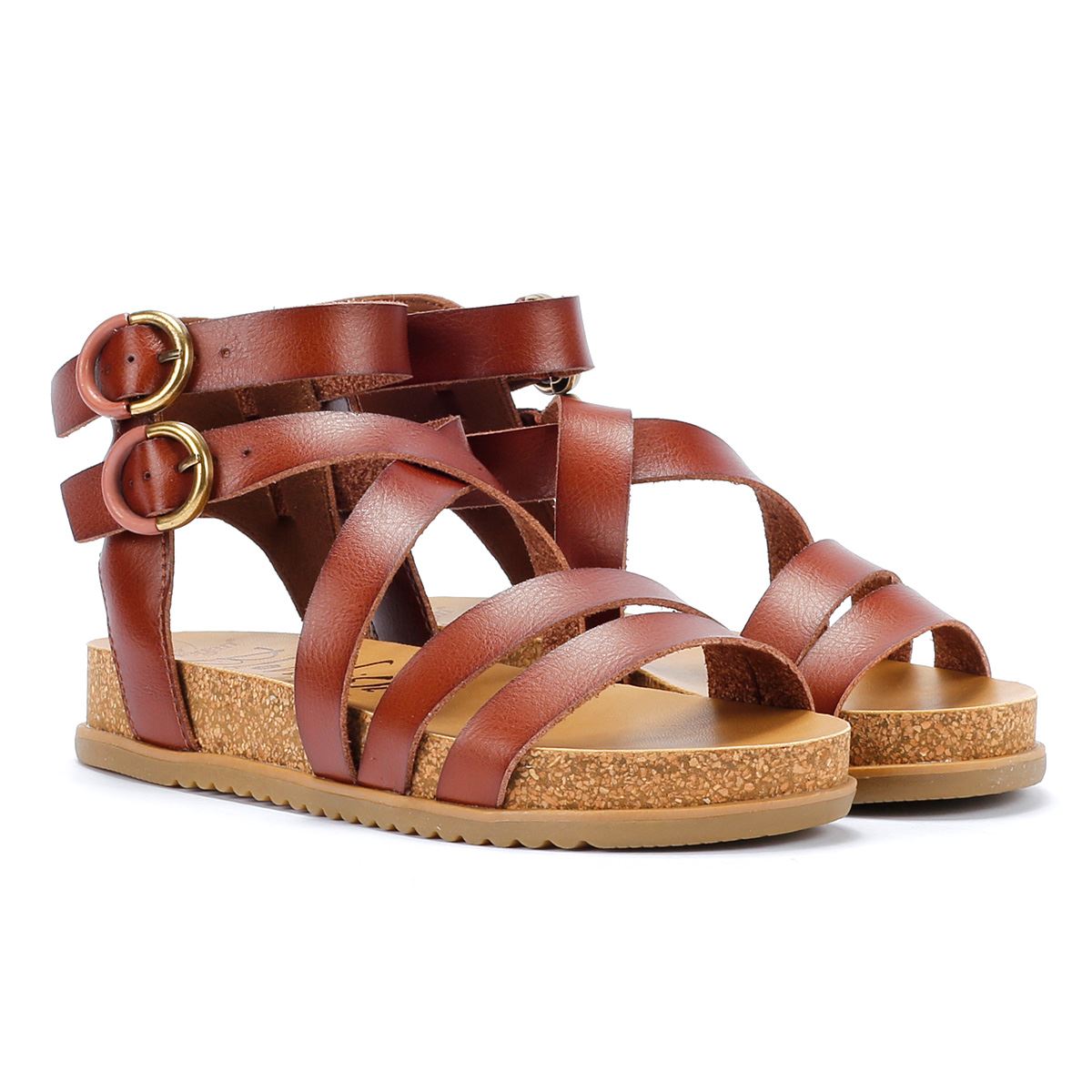 Blowfish Malibu Fandie Dyecut Sandales En Henné Pour Femmes