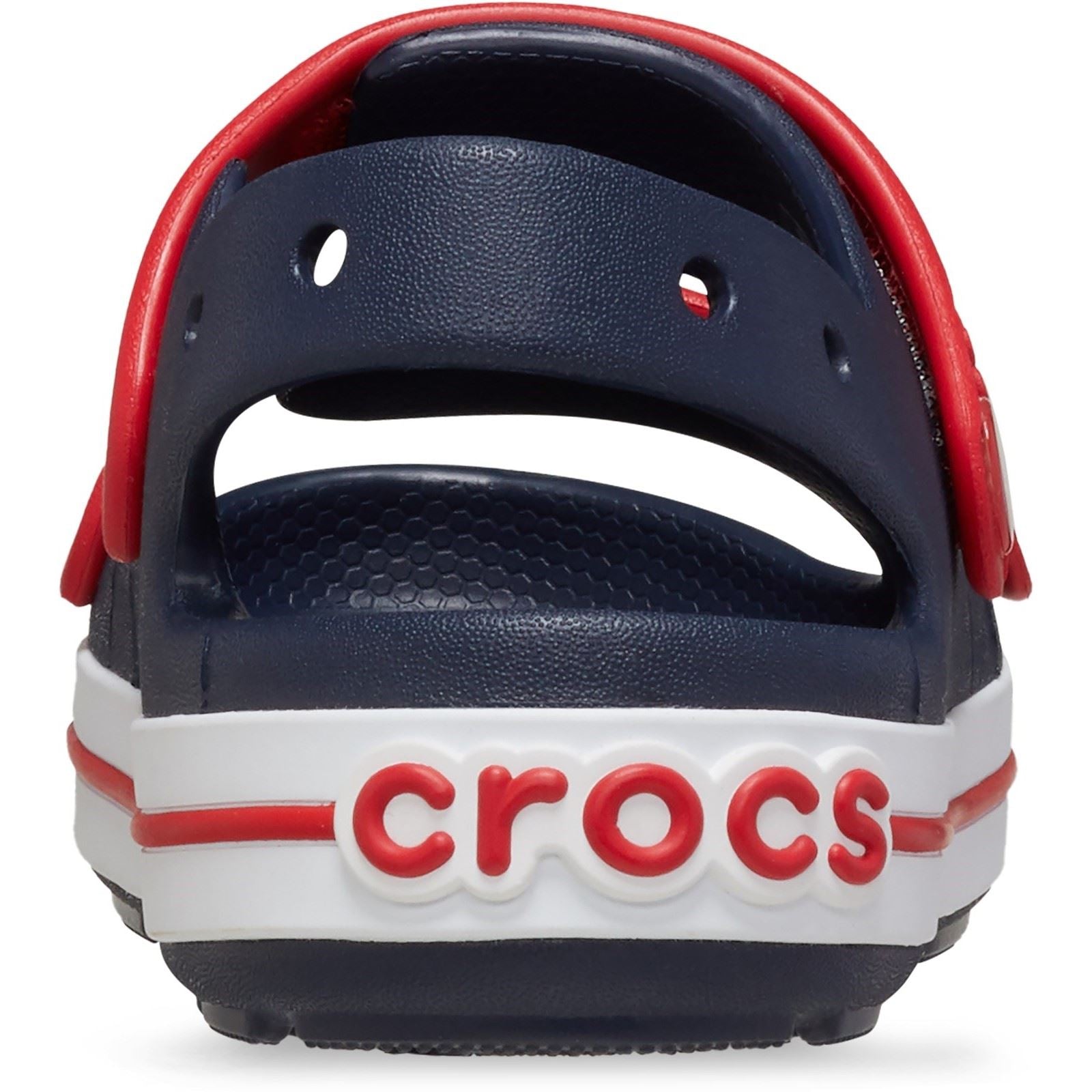 Crocs Crocband Play Sandales En Thermoplastique Bleu Marine/rouge Varsity