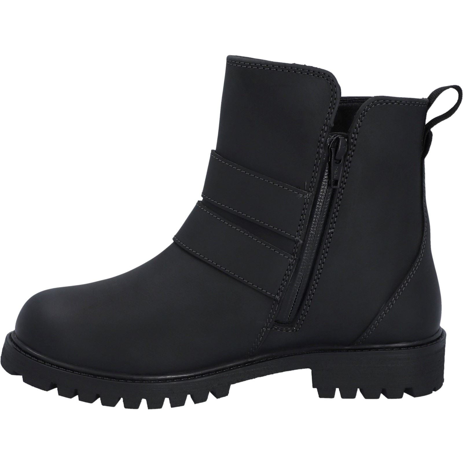 Hunter Ness Bottes Noires En Cuir Pour Femmes