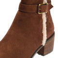 TOMS Hailey Buckle Bottes Brunes Pour Femmes En Suede