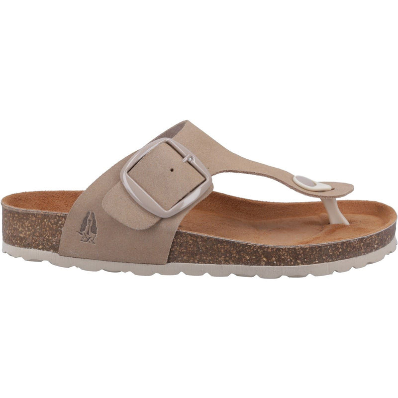 Hush Puppies Billie Sandales Pour Femme En Daim Taupe