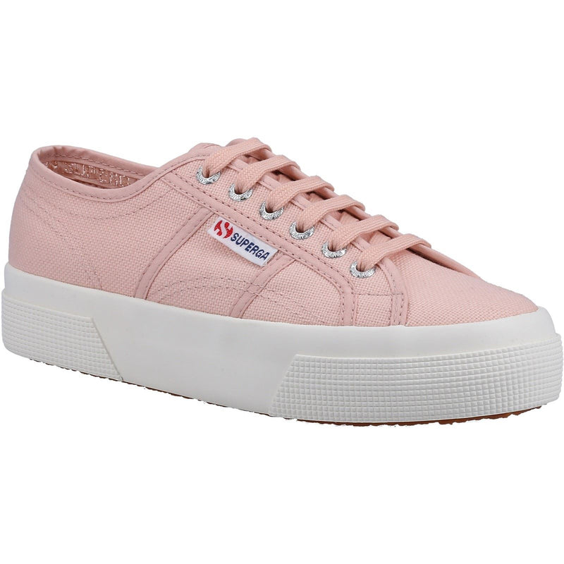 Superga 2740 Platform Sneakers En Coton Rose Pâle Pour Femmes