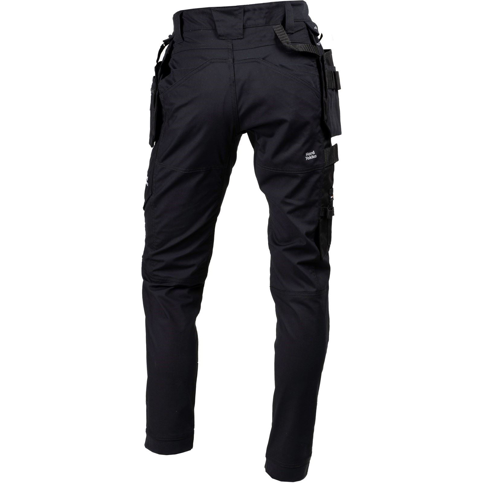 Hard Yakka Xtreme 2.0 Pantalons Noirs En Coton Pour Hommes - Extérieur