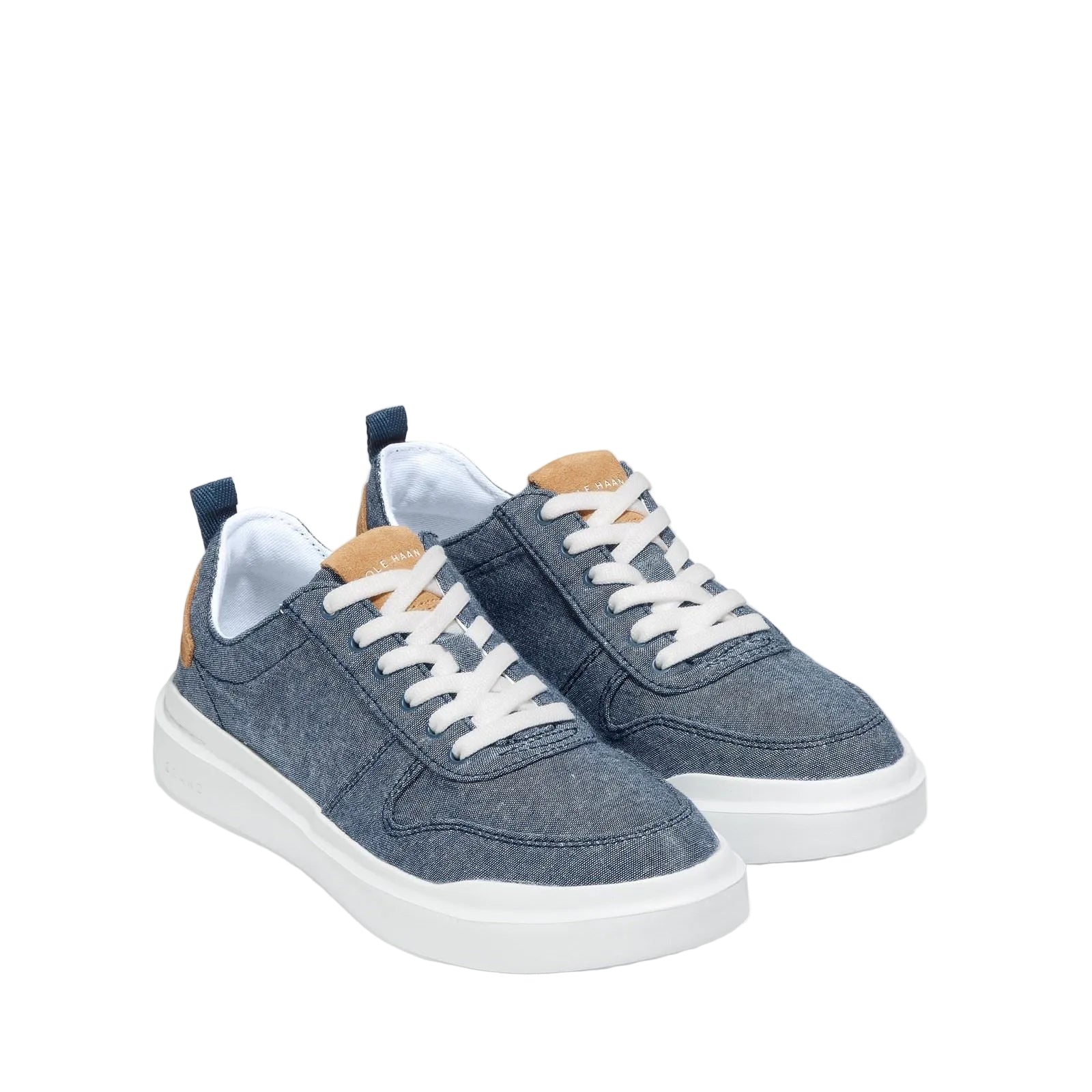 Cole Haan GrandPro Rally Canvas Sneakers Pour Femmes En Chambray/Daim/Blanc Optique