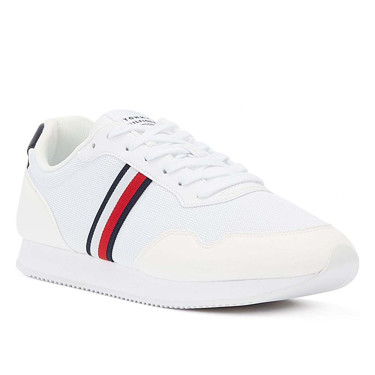 Tommy Hilfiger Core Lo Runner Hommes Blanc Trainer