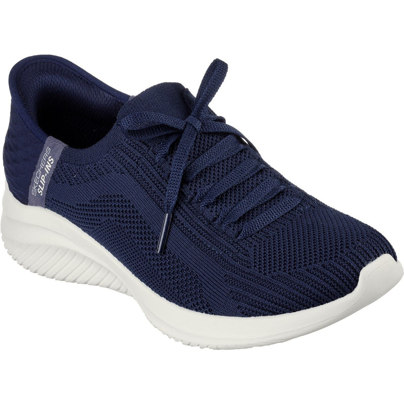 Skechers Ultra Flex 3.0 Brilliant Path Sneakers En Toile Pour Femmes De Couleur Marine