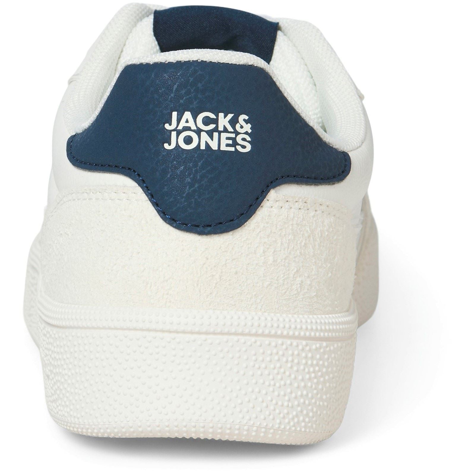Jack & Jones Bounce Chaussures De Sport Blanches/Marines Pour Homme En Polyuréthane