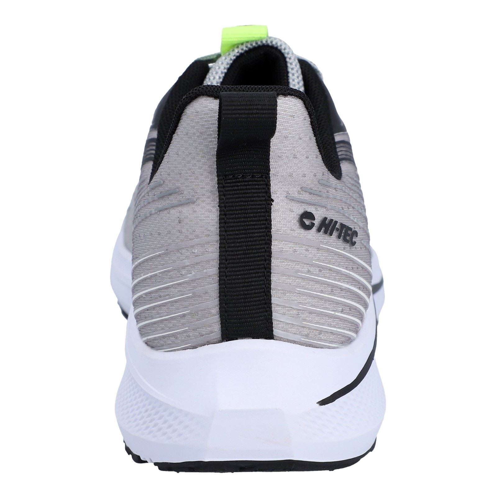 Hi-Tec Santorini Sneakers Pour Hommes En Polyester Cool Grey/black/acid Lime