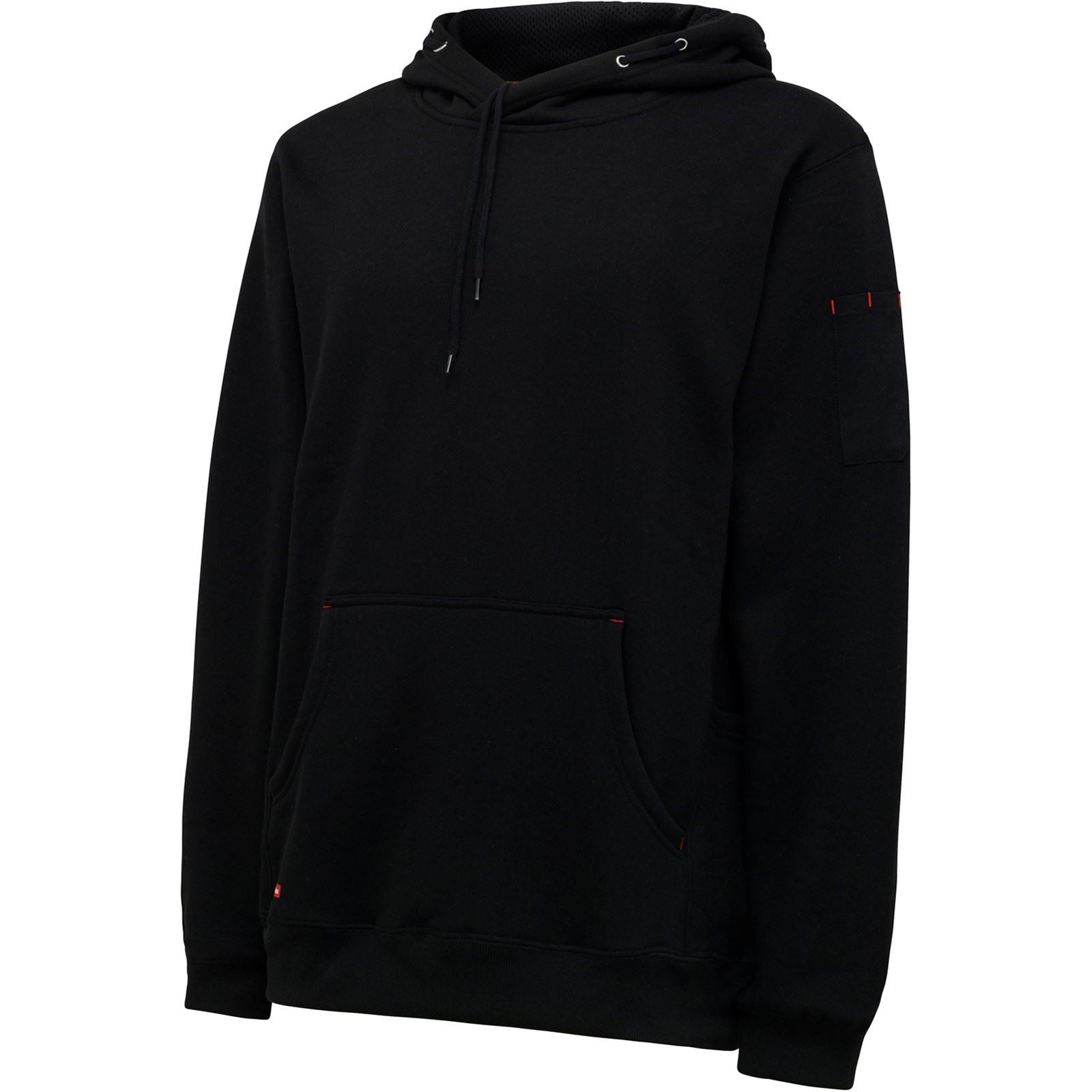 Hard Yakka Brushed Fleece Sweat À Capuche Noir En Polyester Pour Homme