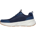 Skechers Edgeride Rekze Baskets Pour Hommes En Textile Bleu Marine/Blanc
