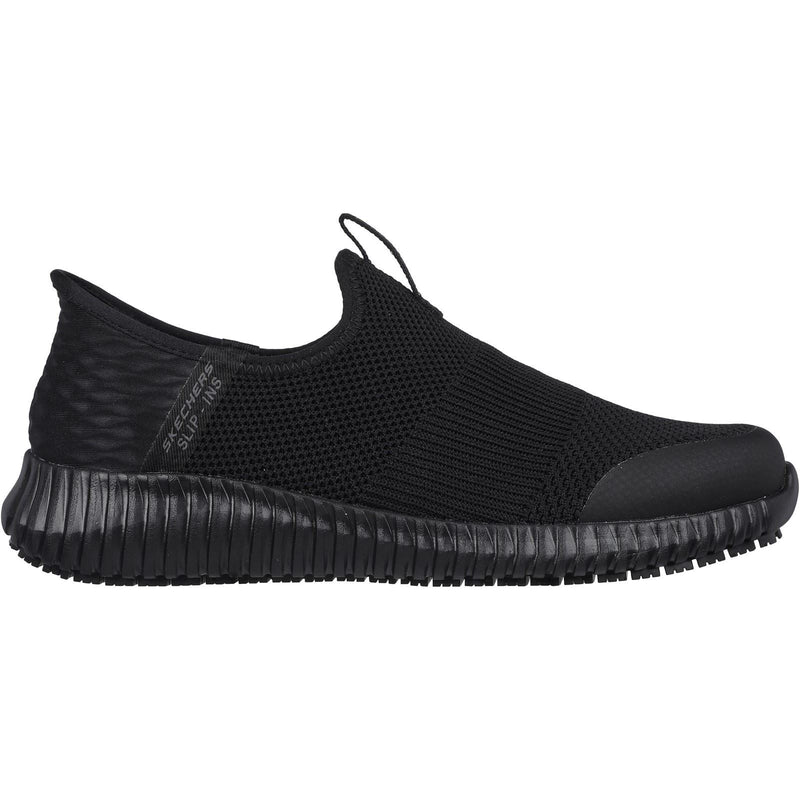 Skechers Workwear Cessnock - Gwynedd Baskets De Sécurité Noires En Textile Pour Femmes