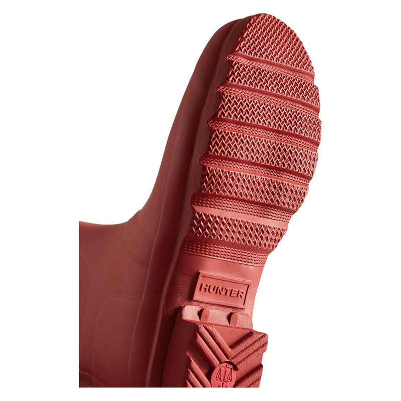 Hunter Original Short Bottes De Pluie En Caoutchouc Rouge Pour Femmes