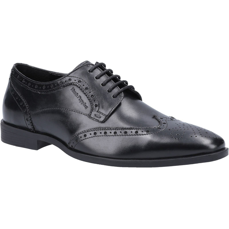Hush Puppies Elliot Chaussures Richelieu Pour Hommes En Cuir Noir