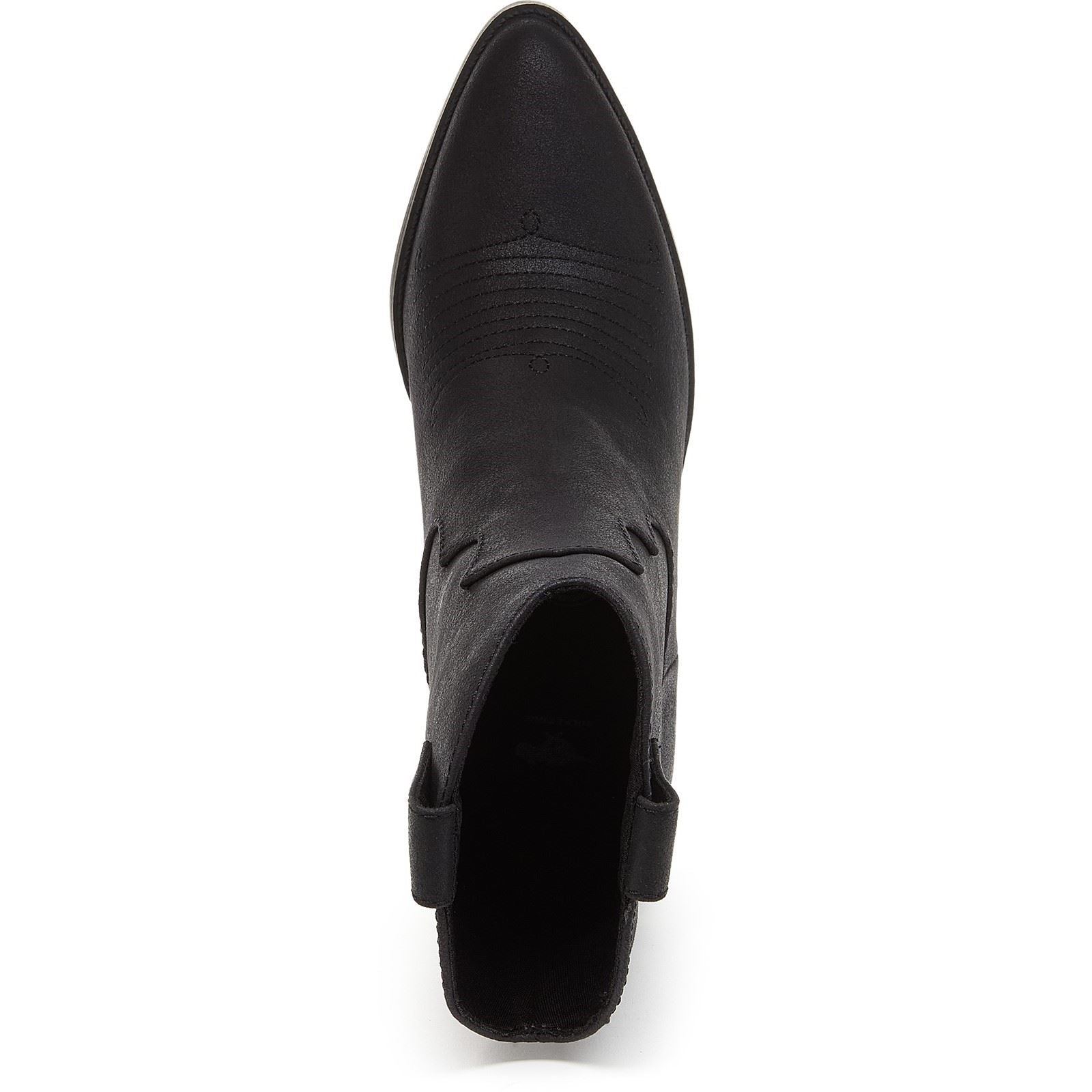 Rocket Dog Feather Bottes À Talons Noirs En Polyuréthane Pour Femmes