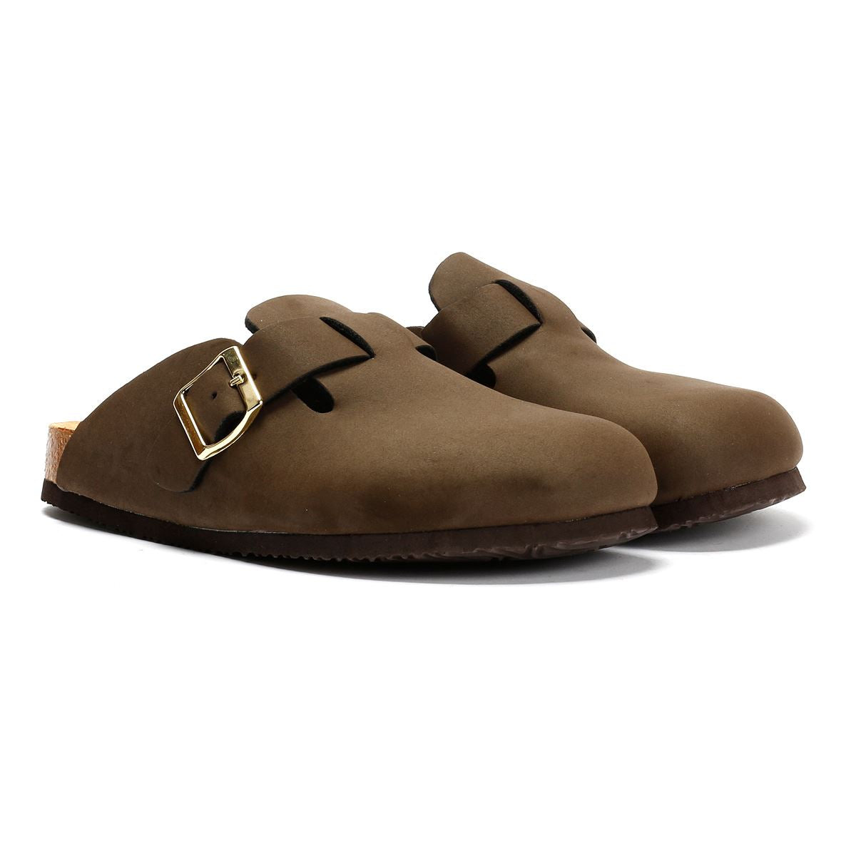 Penguin Poppy Mules Marron Pour Femmes