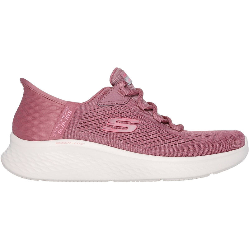 Skechers Skech-Lite Pro Natural Chaussures De Sport En Toile Mauve Foncé Pour Femme