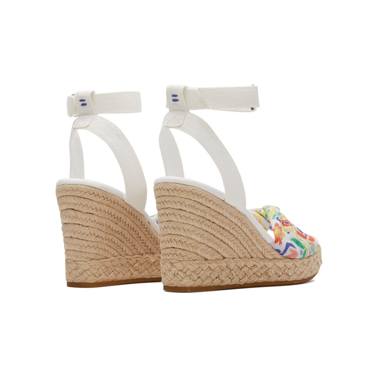 TOMS Marisela Compensées Blanches Pour Femmes