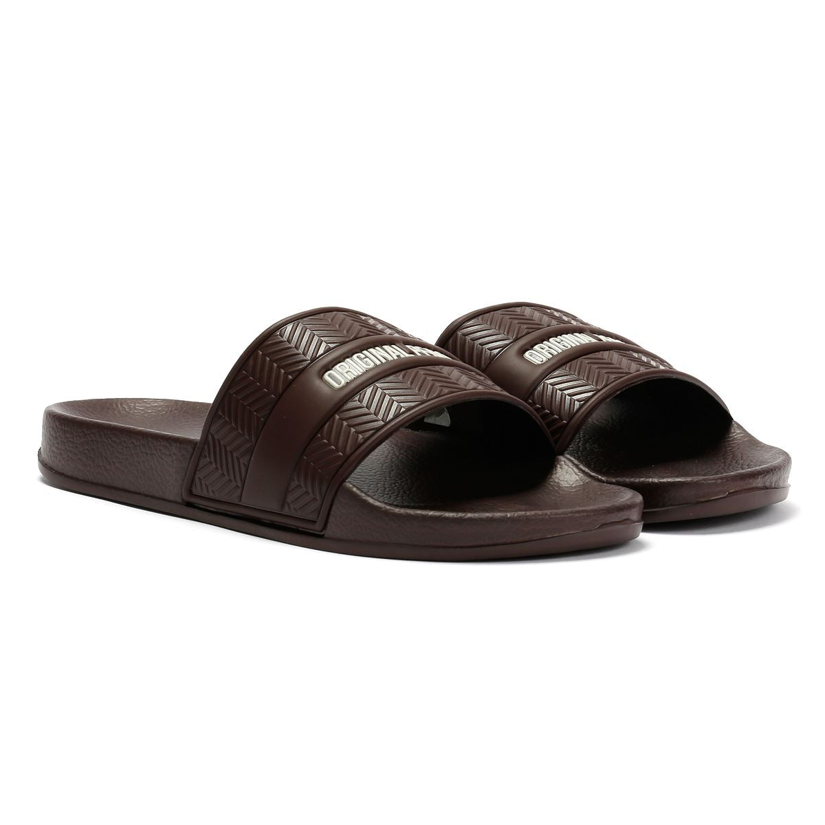 Penguin Paradise Glissements Bruns Pour Hommes