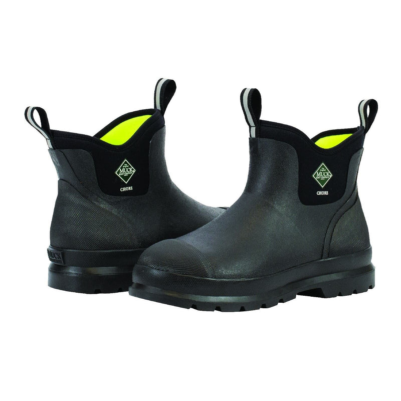 Muck Boots Chore Classic Chelsea Bottes En Caoutchouc Noires Wellington