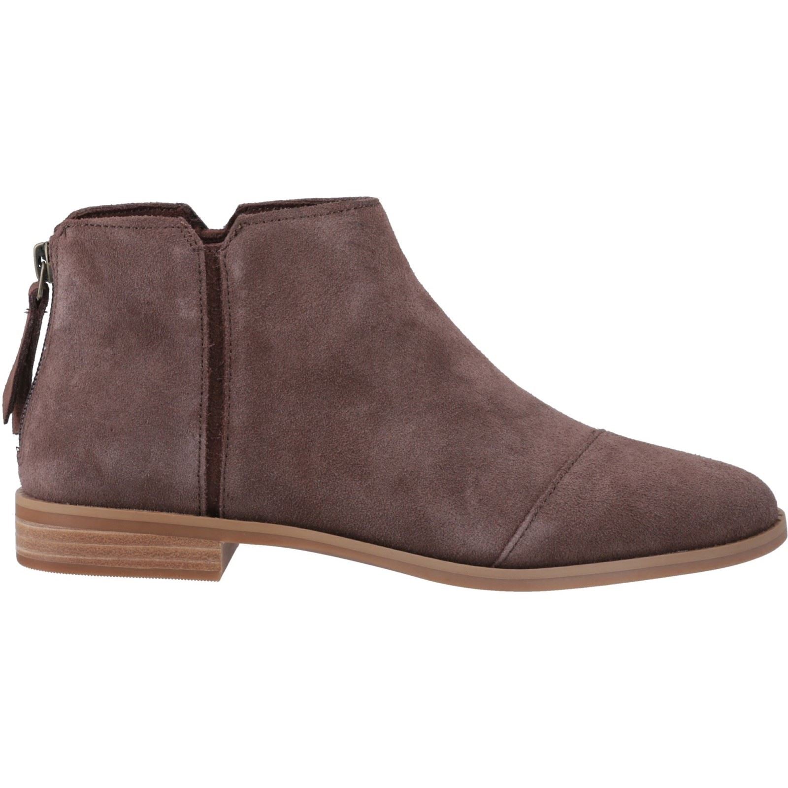 TOMS Rylie Bottes En Cuir Pour Femmes Marron Foncé
