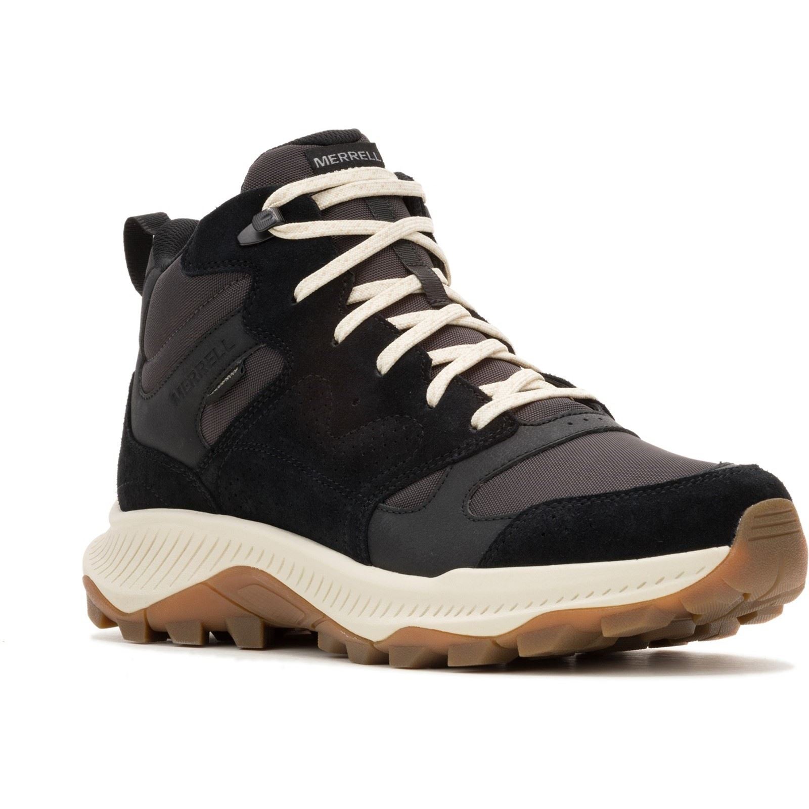 Merrell Tempo Sol Mid Bottes De Randonnée Pour Hommes En Cuir Suédé