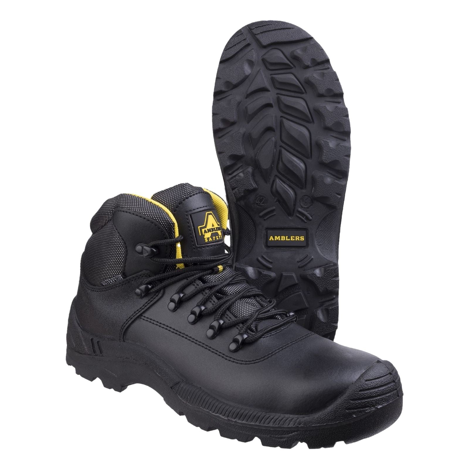 Amblers Safety Bottes De Sécurité En Cuir Noir Fs220