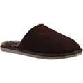 Hush Puppies Coady Pantoufles Pour Hommes En Daim Marron