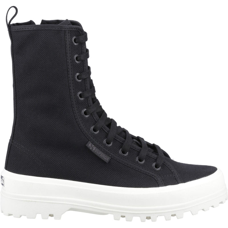 Superga 2641 Alpina High Bottes Noires Pour Femmes
