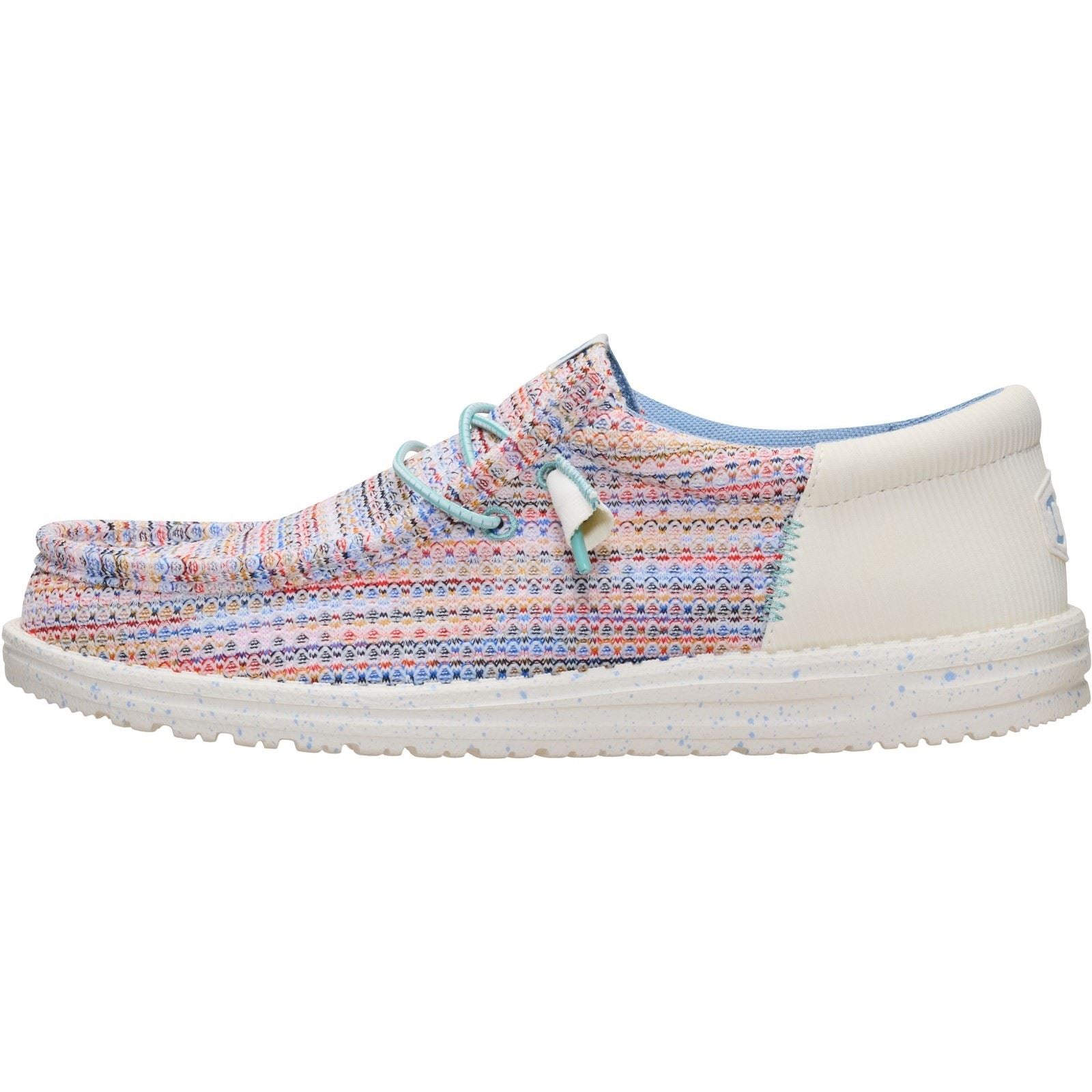 HEYDUDE Wally Funk Multi Mesh Mocassins Pour Hommes En Polyester Égrets/Multi