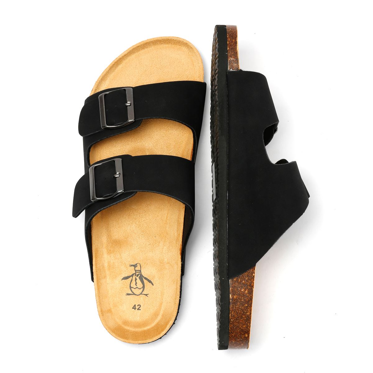 Penguin Port 2 Sandales Noires Pour Hommes
