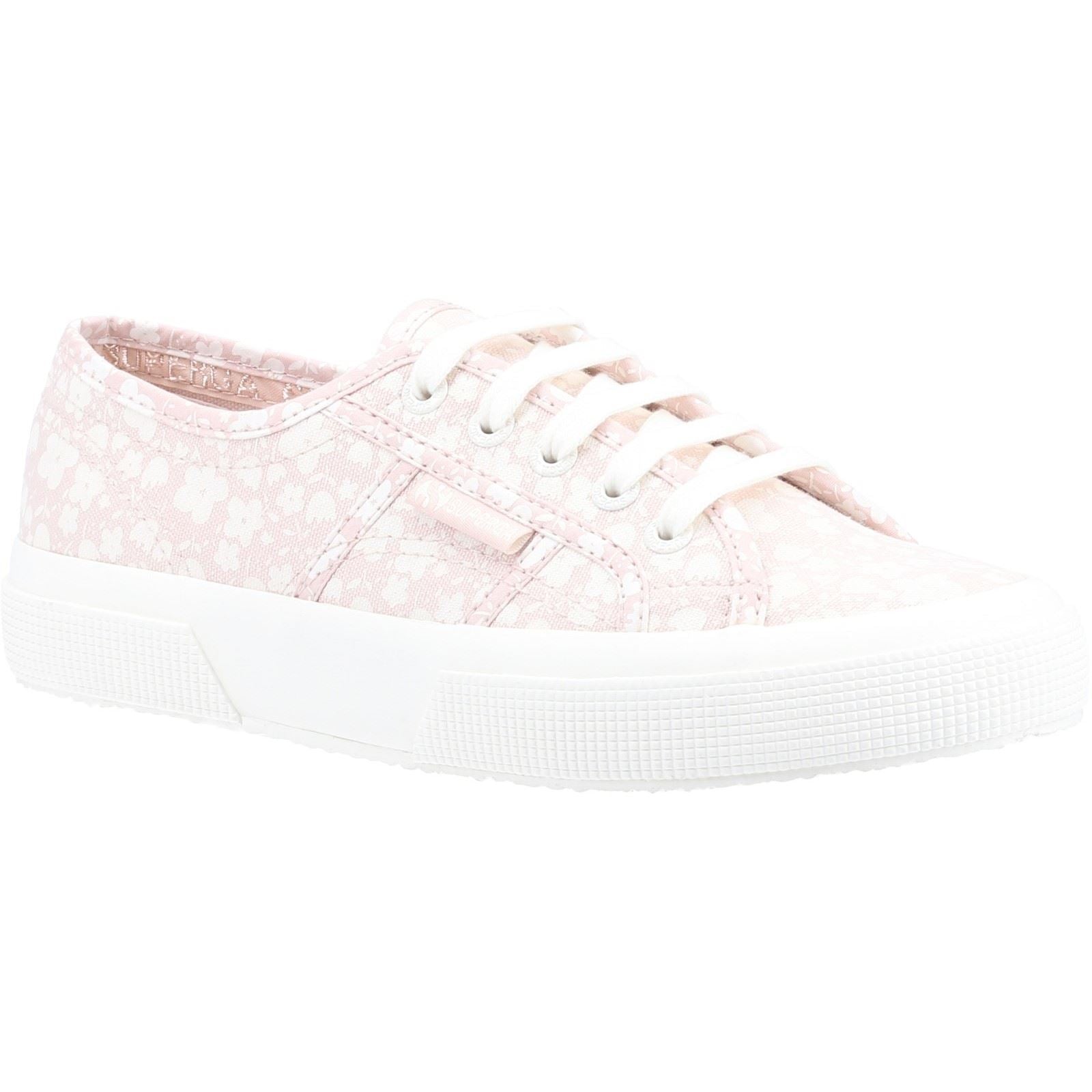 Superga 2750 Print Baskets Pour Femmes En Coton 100 % Rose/Blanc