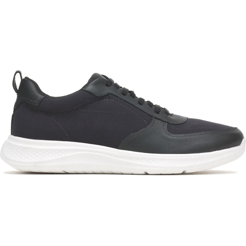 Hush Puppies Elevate Baskets Noires En Cuir Pour Hommes