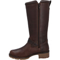 Hunter Iona Bottes Marron En Cuir Pour Femmes