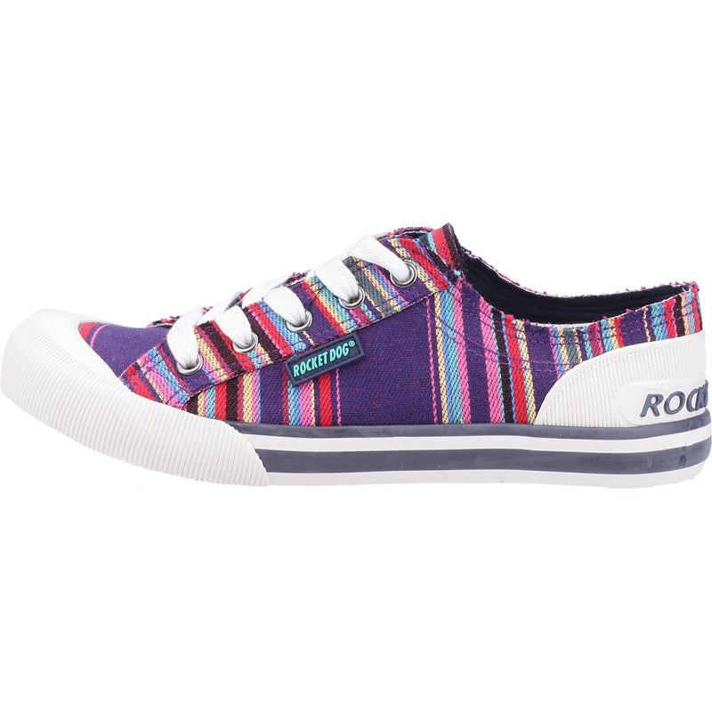 Rocket Dog Jazzin Sneakers En Coton Multi Violet Pour Femmes