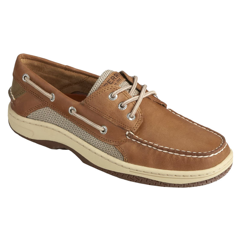 Sperry Billfish 3-Eye Chaussures Bateau En Cuir Pour Homme, Couleur Tan Foncé