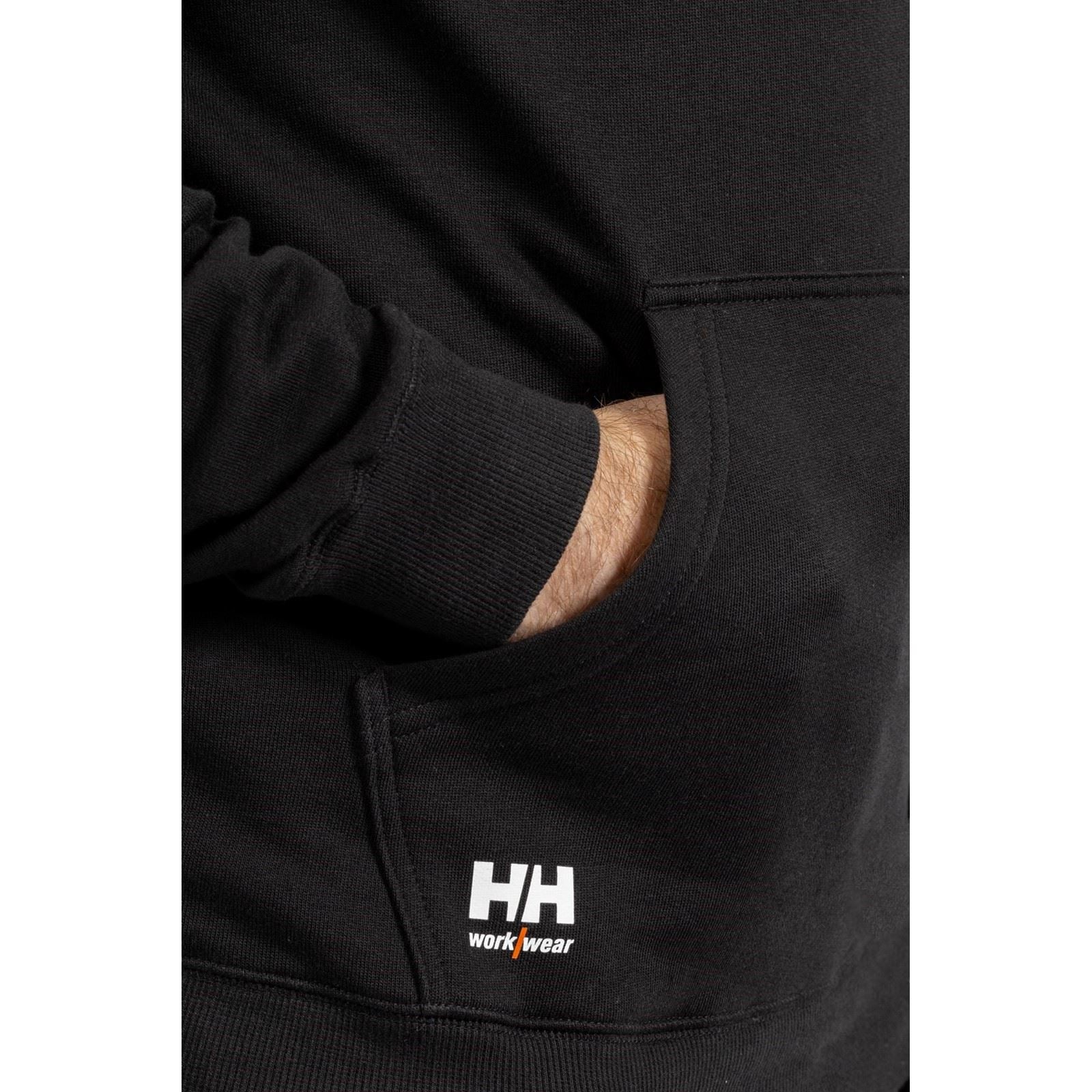 Helly Hansen Workwear Manchester Sweatshirt À Capuche Noir En Coton Pour Homme