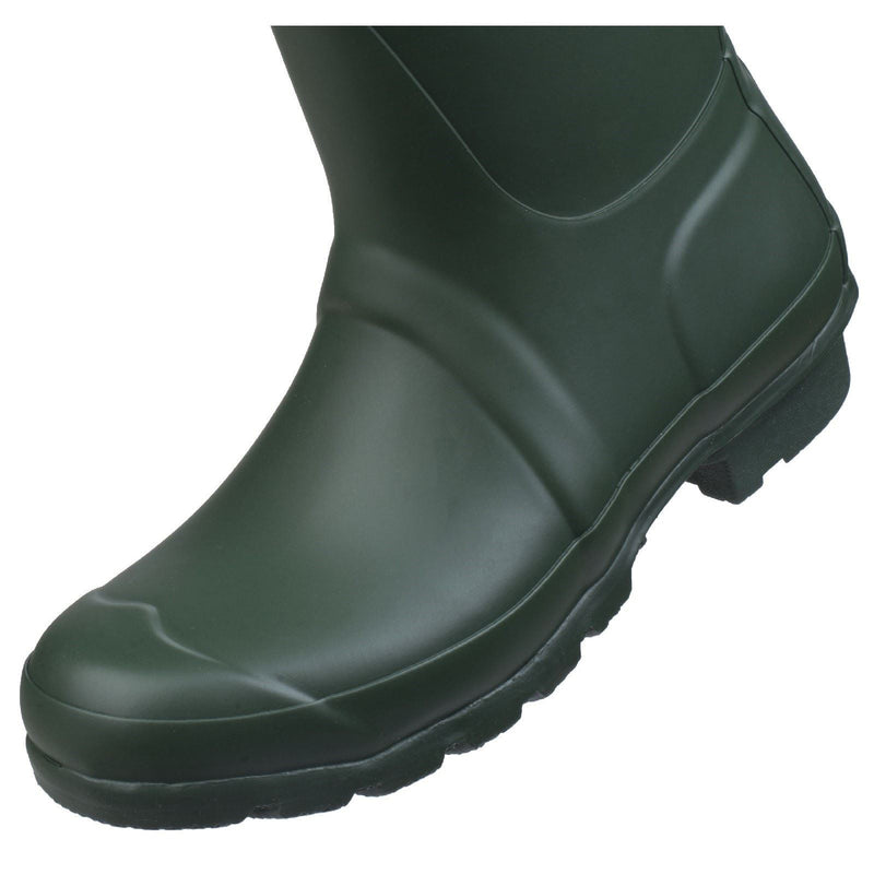 Hunter Original Short Bottes De Pluie En Caoutchouc Pour Femmes De Couleur Verte