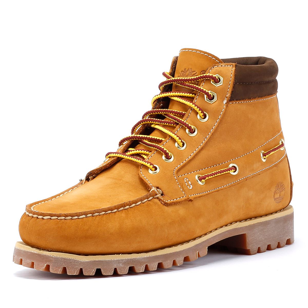 Timberland Authentic Bottes En Cuir Marron Pour Hommes