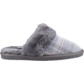 Hush Puppies Arianna Chaussons Pour Femmes En Tissu Gris