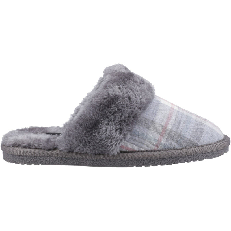 Hush Puppies Arianna Chaussons Pour Femmes En Tissu Gris